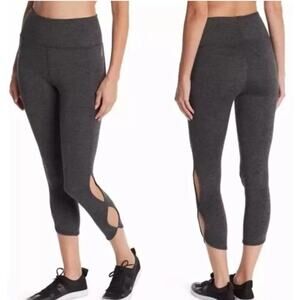 Free People Movement Infinity Active Charcoal Crop‎ Legging Pants Medium NEW NWT